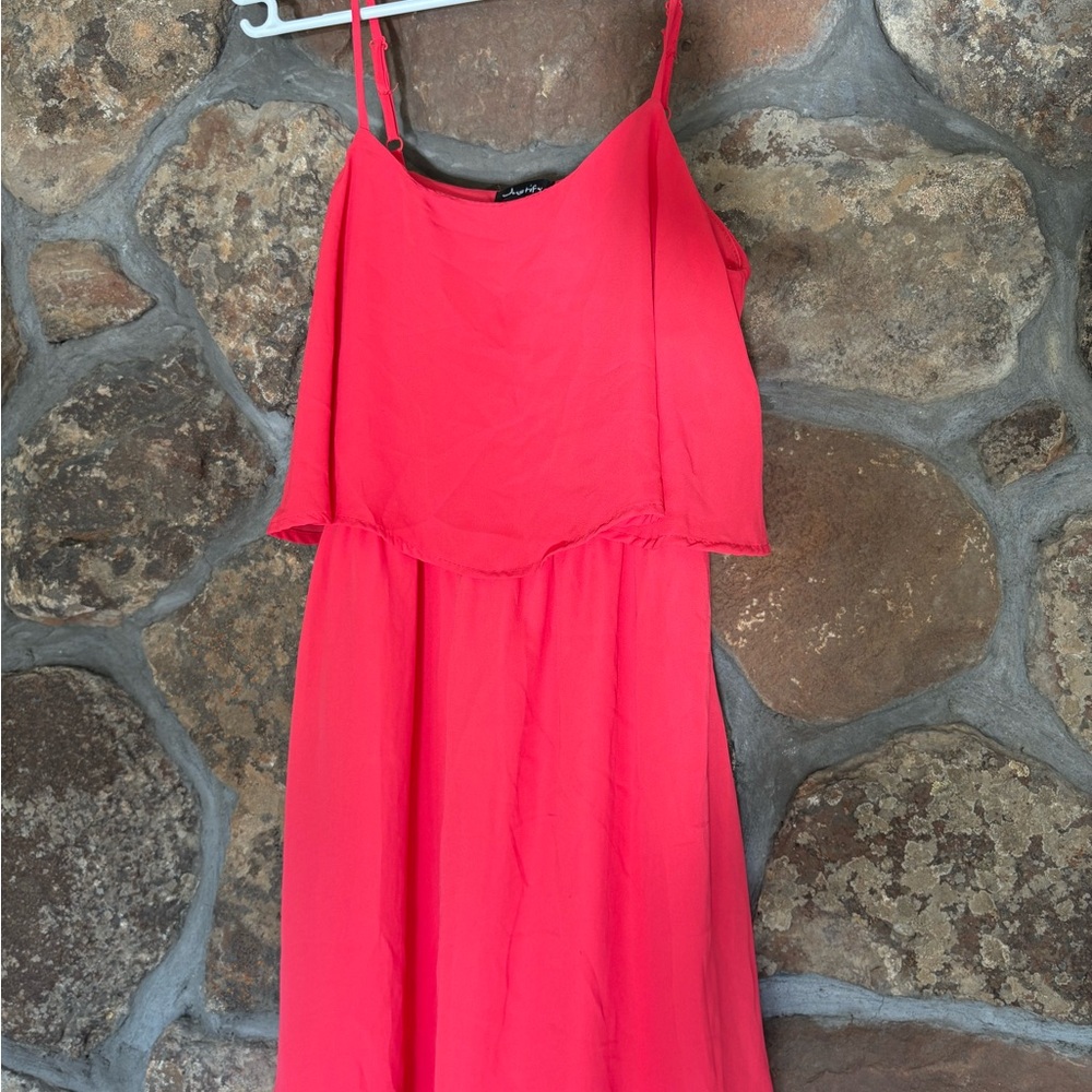 Coral Mini Dress